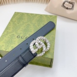 G*ucci  Belts Top Quality 30MM