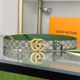 G*ucci  Belts Top Quality 37MM