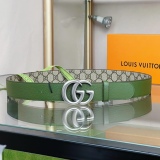 G*ucci  Belts Top Quality 37MM