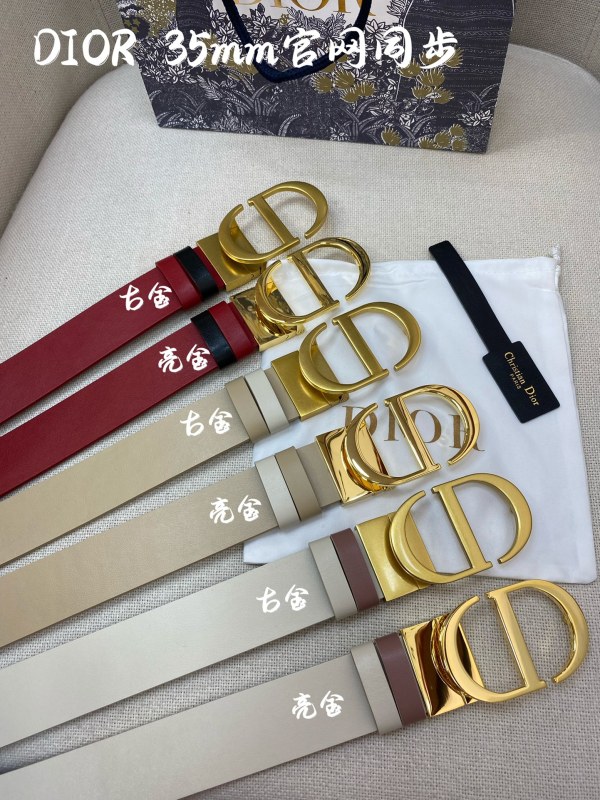 D*ior Belts Top Quality  35MM