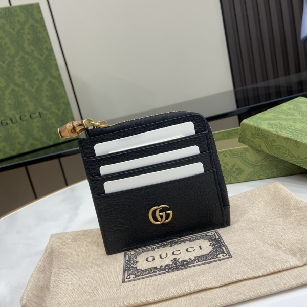 G*ucci  Wallets Top Quality 10.5*10*1CM