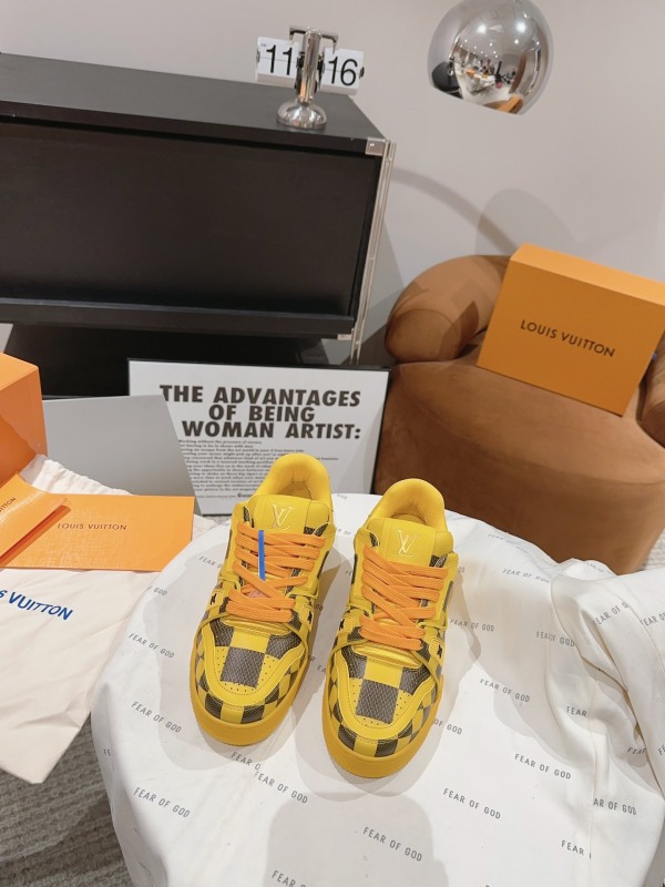 Men Women L*ouis V*uitton Top Sneakers