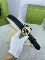 G*ucci  Belts Top Quality 30MM