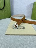 G*ucci  Belts Top Quality 30MM