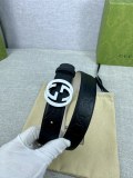G*ucci  Belts Top Quality 30MM