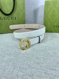 G*ucci  Belts Top Quality 30MM