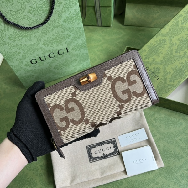 G*ucci  Wallets Top Quality 19*10*3CM