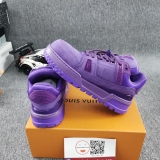 Men L*ouis V*uitton Skate  Top Sneakers