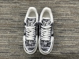 Men L*ouis V*uitton x D*ior x N*ike A*ir J*ordan Top Sneakers