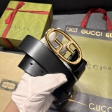 G*ucci  Belts Top Quality 35MM