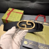 G*ucci  Belts Top Quality 35MM