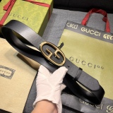 G*ucci  Belts Top Quality 35MM