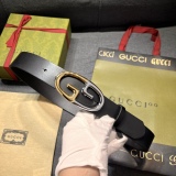 G*ucci  Belts Top Quality 35MM