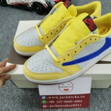 虎扑 Batch T*ravis S*cott x A*ir Jo*rdan 1 Low OG “Canary”  DZ4137-700