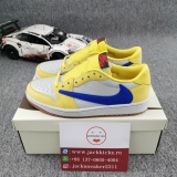 虎扑 Batch T*ravis S*cott x A*ir Jo*rdan 1 Low OG “Canary”  DZ4137-700