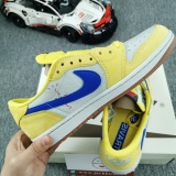 虎扑 Batch T*ravis S*cott x A*ir Jo*rdan 1 Low OG “Canary”  DZ4137-700