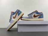 The Women’s A*ir J*ordan 1 Low “Denim” FZ5045-091