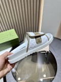 Men G*ucci×L*V Top Sandals