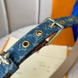 L*ouis V*uitton Belts Top Quality  25MM