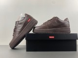 S*upreme x A*ir Force 1 Low “Baroque Brown” CU9225-200