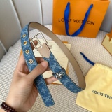 L*ouis V*uitton Belts Top Quality  25MM