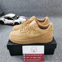 SUP REME X N*IKE AIR FORCE 1 LOW SP WHEAT dn1555-200