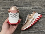 Men Women C*hristian L*ouboutin Aurelien Flat Top Sneakers