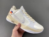 S2 2023 Nike Kobe 5 Protro Undefeated Rice White  DB4796-101