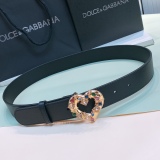 D*olce&G*abbana Belts Top Quality 34MM