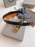 B*alenciaga Belts Top Quality  35MM