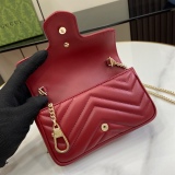 G*ucci Top Bag  10*16.5*4.5CM