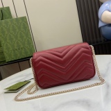 G*ucci Top Bag  10*16.5*4.5CM