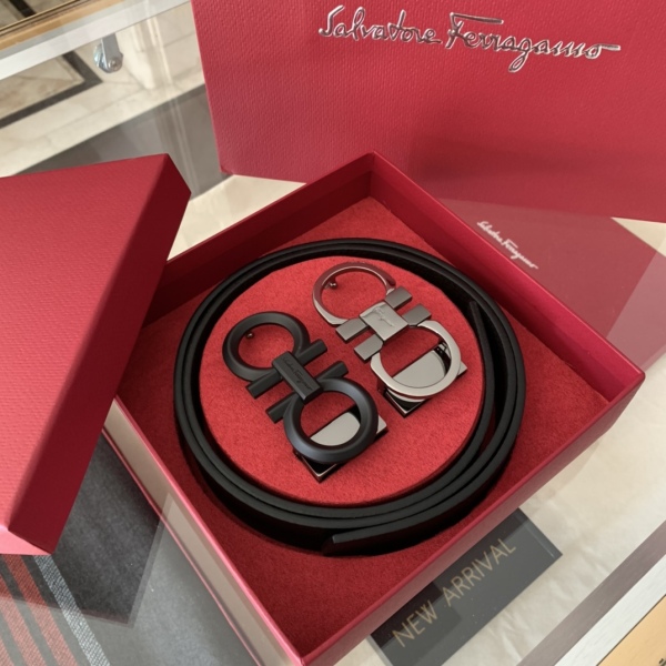 F*erragamo  Belts Top Quality 35MM