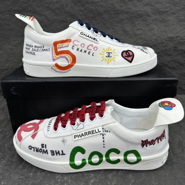 Men Women C*hanel Top Sneaker