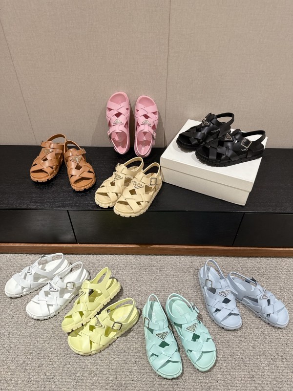 Women P*rada Top Quality Sandals