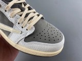 Kids T*ravis S*cott x Air Jordan 1 OG Low PS 'Reverse Mocha'  DO5442-162