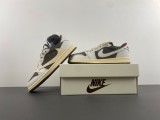 Kids T*ravis S*cott x Air Jordan 1 OG Low PS 'Reverse Mocha'  DO5442-162