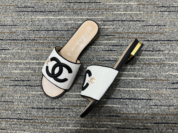 Women C*hanel Top Slippers
