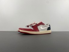 T a版 T*rophy Room x Air Jordan 1 Low OG “Rookie Card: Home”  HV6157-100