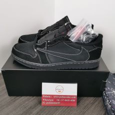 J*ordan 1 Retro Low OG SP T*ravis S*cott Black Phantom DM7866-001