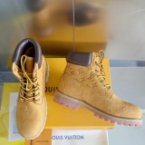 Men Women L*ouis V*uitton x T*imberland Top Quality Sneakers