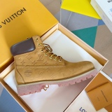 Men Women L*ouis V*uitton x T*imberland Top Quality Sneakers