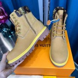 Men Women L*ouis V*uitton x T*imberland Top Quality Sneakers