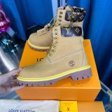 Men Women L*ouis V*uitton x T*imberland Top Quality Sneakers