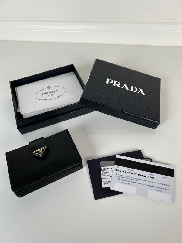 P*rada Top Wallets 6.5*10CM
