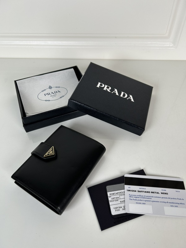 P*rada Top Wallets 11.2*8.5CM