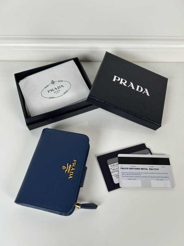 P*rada Top Wallets 12*8CM