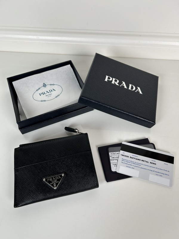 P*rada Top Wallets 12*8.5CM