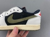 T*ravis S*cott x J*ordan 1 Retro Low OG SP PS 'Olive'  DZ5909-106