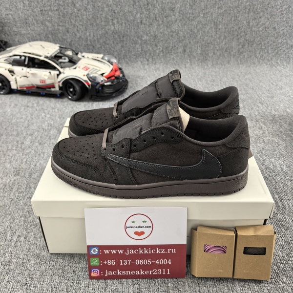 虎扑 T*ravis S*cott x Air Jordan 1 Low OG DM7866-202